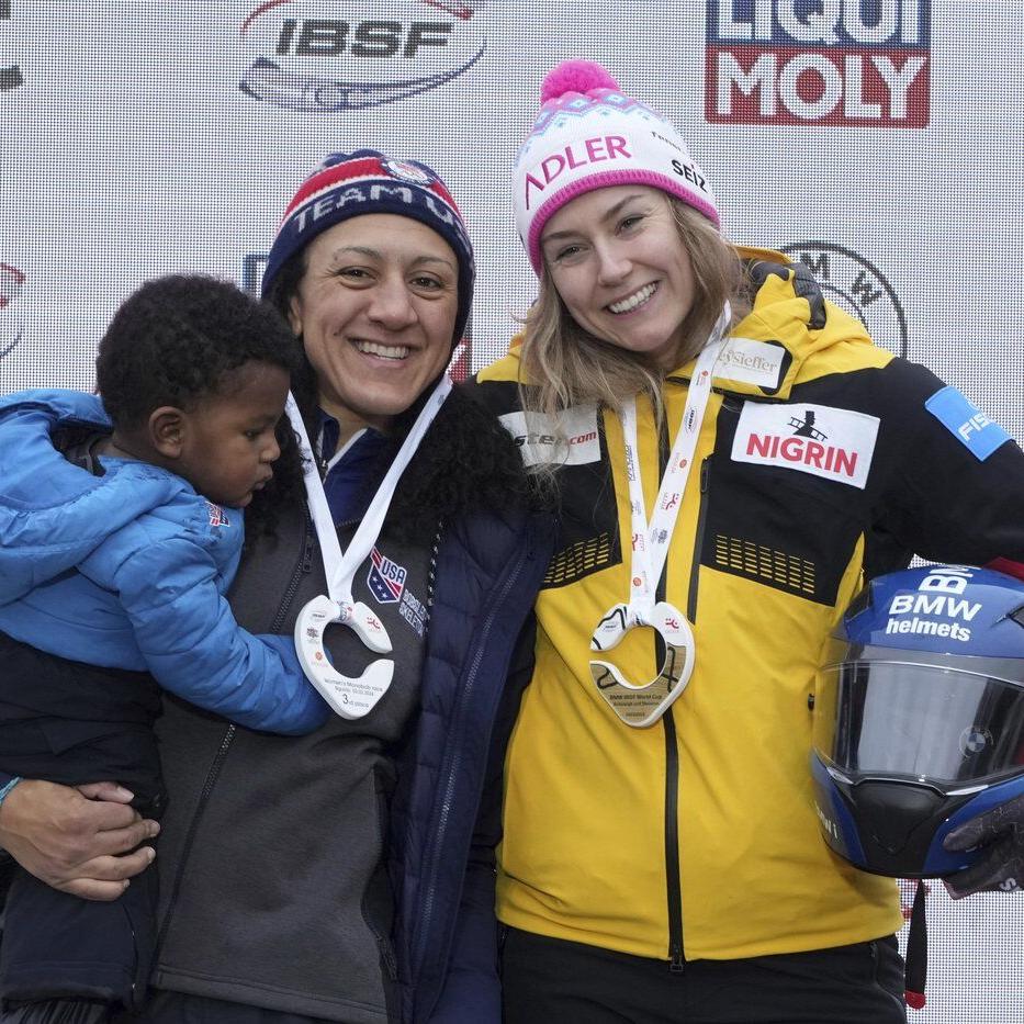 At the bobsled and skeleton world championships, some moms might make their way to the podium